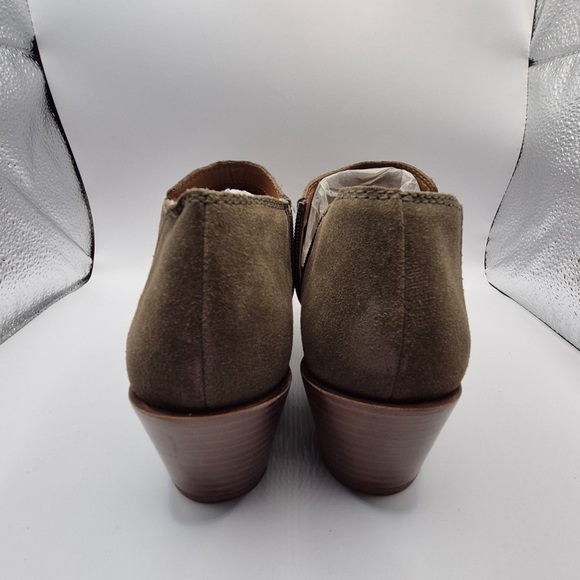 Suede Ankle Boots - Olive - Picture 6 of 6